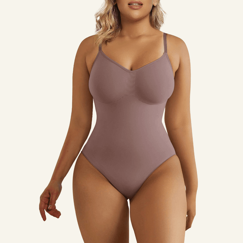 Shapewear Bodysuit Seamless Thong With Tummy Control And No Visible Panty Lines