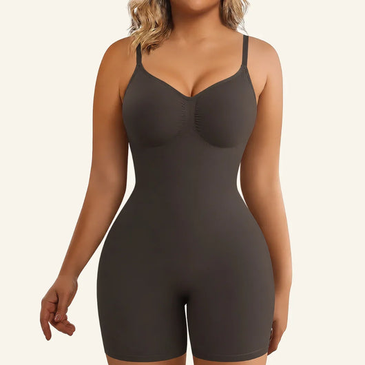Seamless Plunge Mid-Thigh Bodysuit