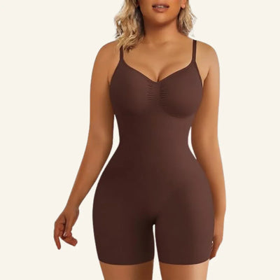 Seamless Plunge Mid-Thigh Bodysuit