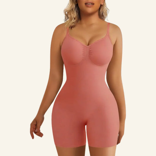 Seamless Plunge Mid-Thigh Bodysuit