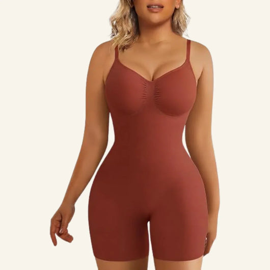 Seamless Plunge Mid-Thigh Bodysuit