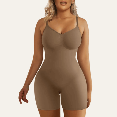 Seamless Plunge Mid-Thigh Bodysuit