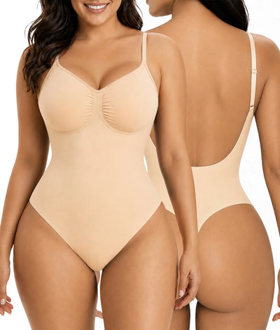 Low-Back Seamless Thong Bodysuit