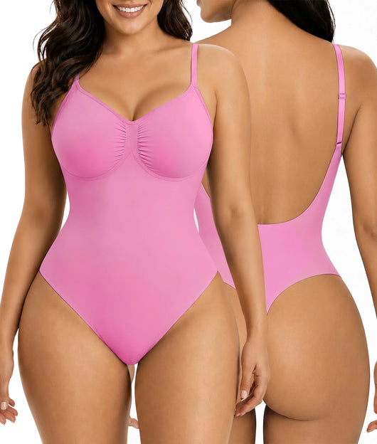 Low-Back Seamless Thong Bodysuit