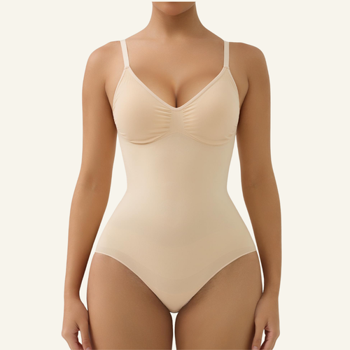 Full-Coverage Padded Brief Bodysuit