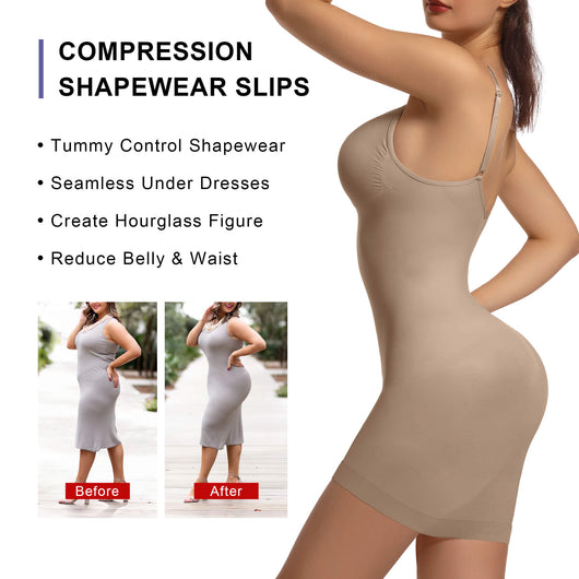 Bra-Friendly Smoothing Slip Dress