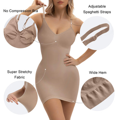 Bra-Friendly Smoothing Slip Dress