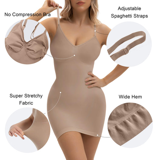 Bra-Friendly Smoothing Slip Dress