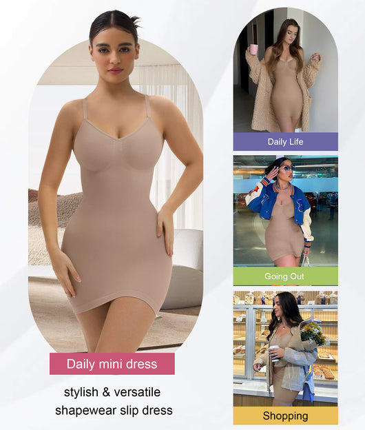 Bra-Friendly Smoothing Slip Dress