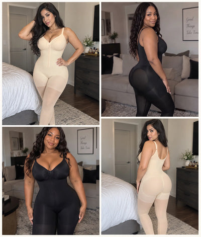 VeilSculpt™ Sheer-Tights Shaping Bodysuit