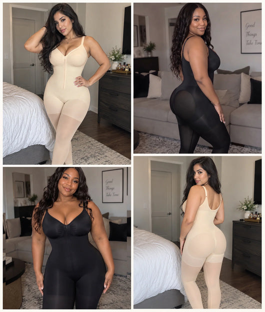 VeilSculpt™ Sheer-Tights Shaping Bodysuit