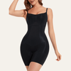 Reinforced-Panel Mid-Thigh Bodysuit