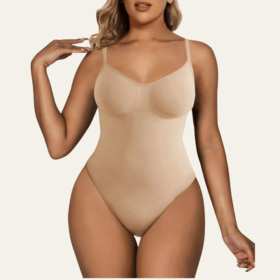 Seamless Plunge Brief Bodysuit