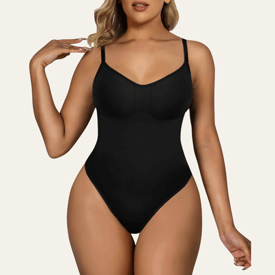 Seamless Plunge Brief Bodysuit