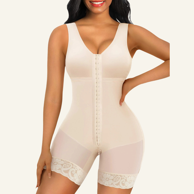 Full-Coverage Hook-Front Mid-Thigh Faja