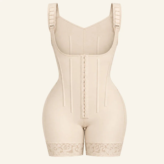 6-Bone Open-Bust Hook-Front Faja