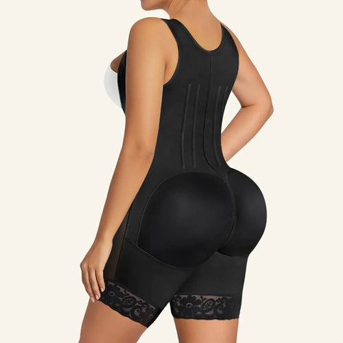 Steel-Boned Open-Bust Butt-Lift Faja
