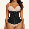 15-Bone Zip-Front Hourglass Shaping Waist Trainer