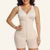 Fajas U-Shaped Full-Coverage Faja with Built-In Bra, Butt Lift and Zipper Crotch