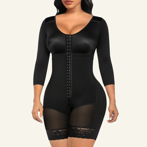 Post-Surgery 3/4-Sleeve Mid-Thigh Faja