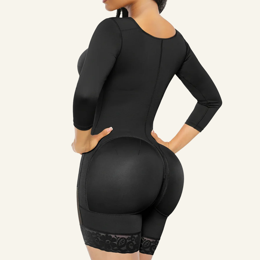 Post-Surgery 3/4-Sleeve Mid-Thigh Faja
