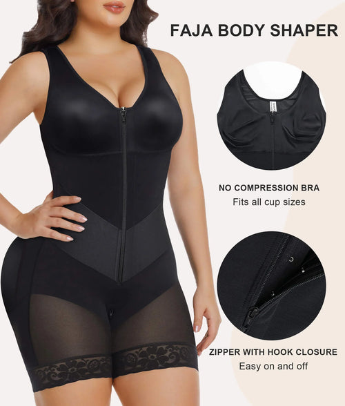 V-Shaped Butt-Lift Mid-Thigh Faja