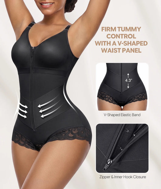 V-Shaped Overbust Brief Faja