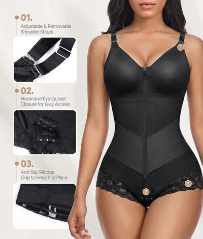 V-Shaped Overbust Brief Faja