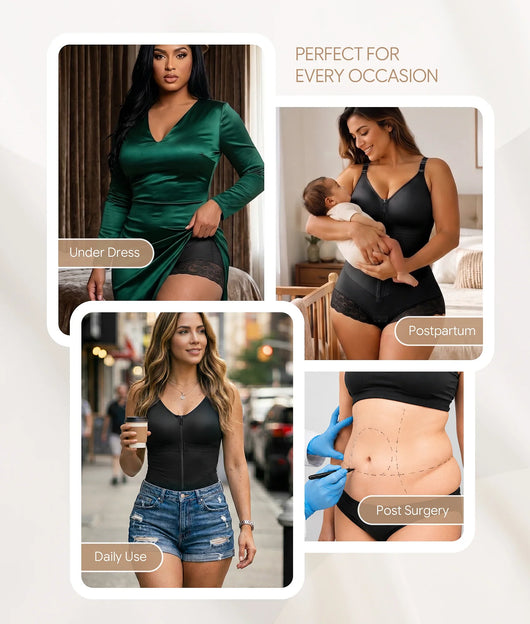 V-Shaped Overbust Brief Faja