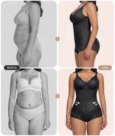 V-Shaped Overbust Brief Faja