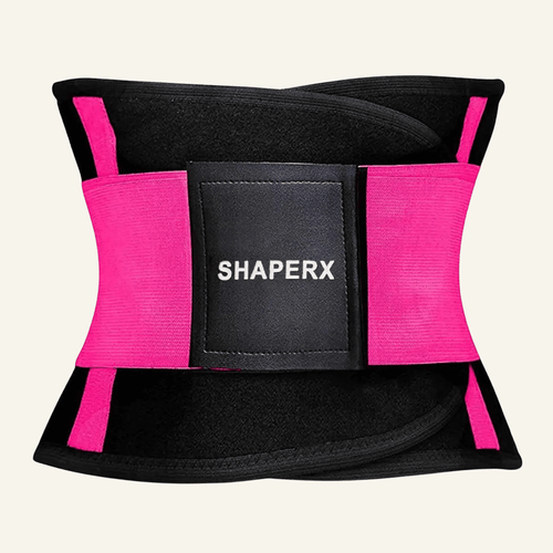 Double Velcro Sport Waist Trainer Belt with High-Compression Neoprene