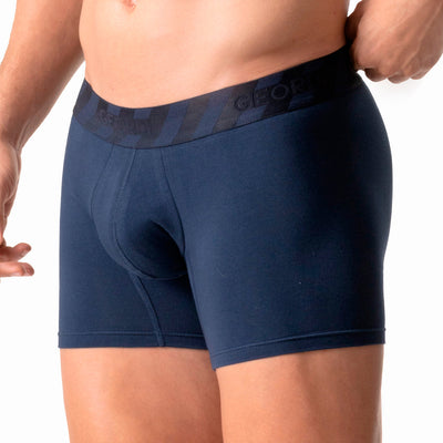 Mid-Cut Basic Boxer Briefs for Men 3-Pack Breathable, Supportive & Ultra-Comfortable Cotton Underwear for Men