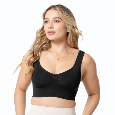 Fajas Seamless High-Support Athleisure Bra Top