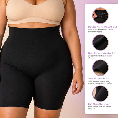 Easelyn TrueShape™ High-Waist Shapewear Shorts
