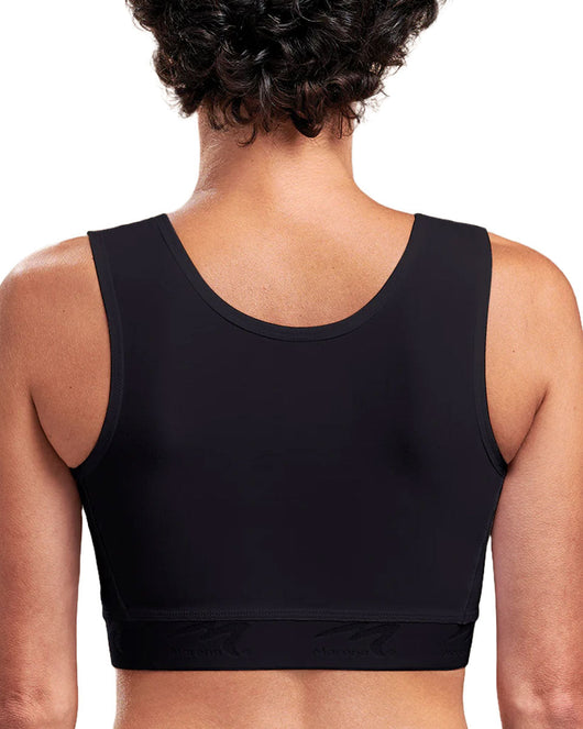 Caress High Coverage Pocketed Bra - No Breast Forms Black