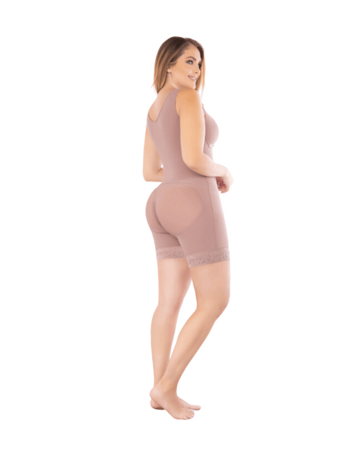 Fajas Half-Leg Bra Girdle With Snaps And Larger Hips