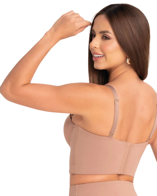 Strapless Bra with Wide Base and Removable Straps Pirita