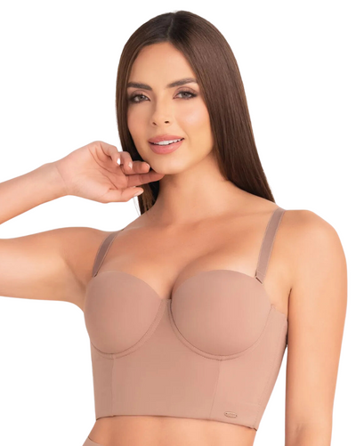 Fajas Strapless Bra With Wide Base Pirita