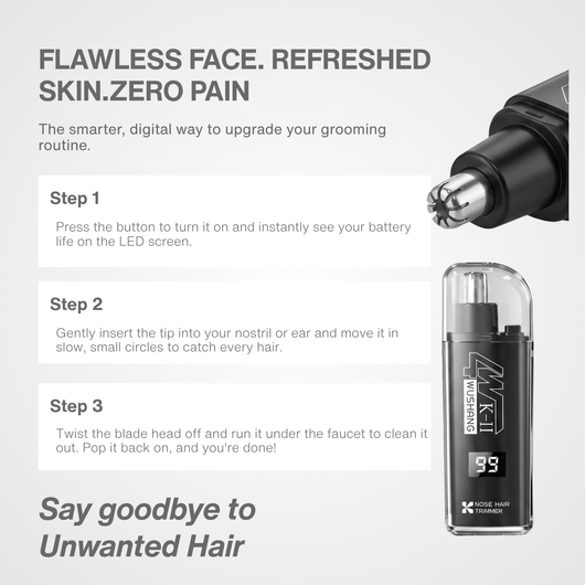 Edge Digital Nasal Hair Trimmer