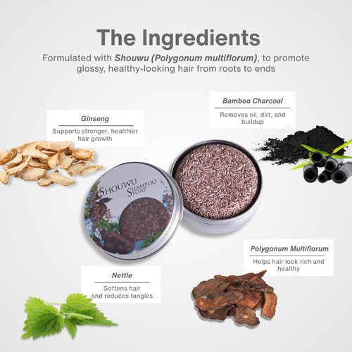Hair Darkening Organic Shampoo Bar