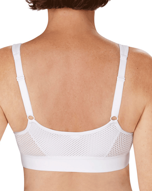 Ester Front Fastening Soft Bra - White