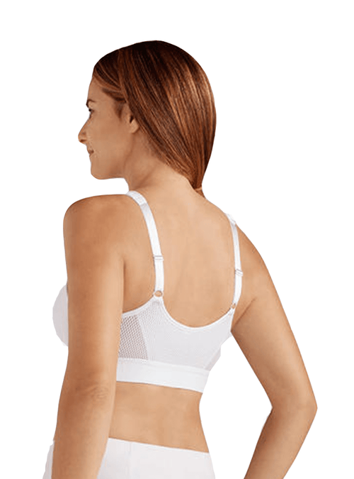 Ester Front Fastening Soft Bra - White