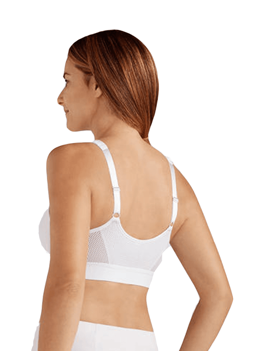 Ester Front Fastening Soft Bra - White