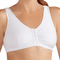 Frances Wire-Free Front Closure Bra - White