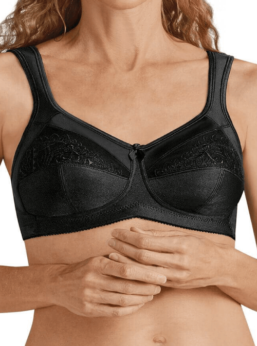 Isadora Wire-Free Bra - Black