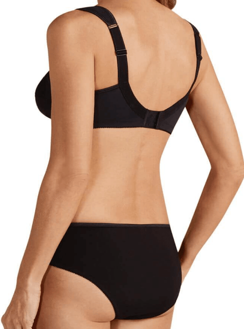 Isadora Wire-Free Bra - Black