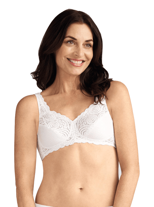 Jasmin Wireless Bra with Pockets for Breast Forms and Adjustable Straps
