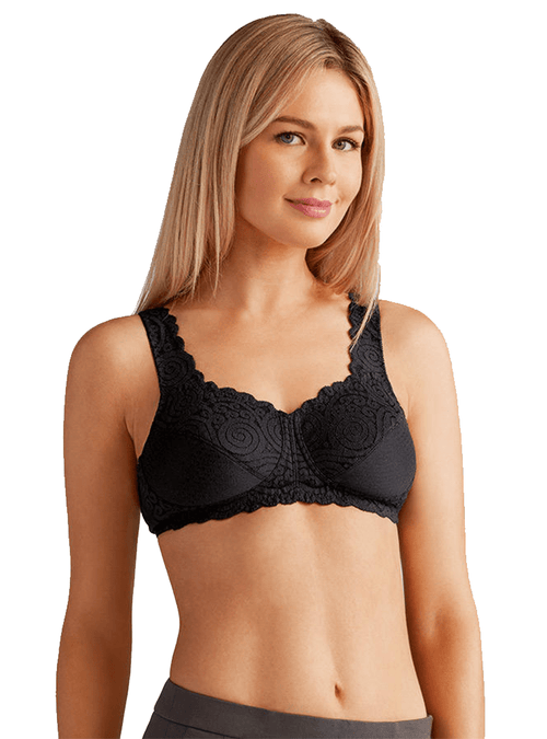 Jasmin Wireless Bra with Pockets for Breast Forms and Adjustable Straps
