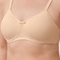 Lara Cotton Padded Wire-Free Bra - Beige