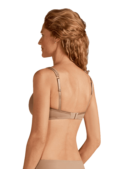 Lara Satin Padded Non-wired Bra